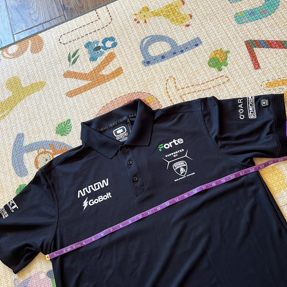 Brand New Ogio Rare Black Racing Polo Automobili Lamborghini, Go Bolt, Forte! - Picture 10 of 10